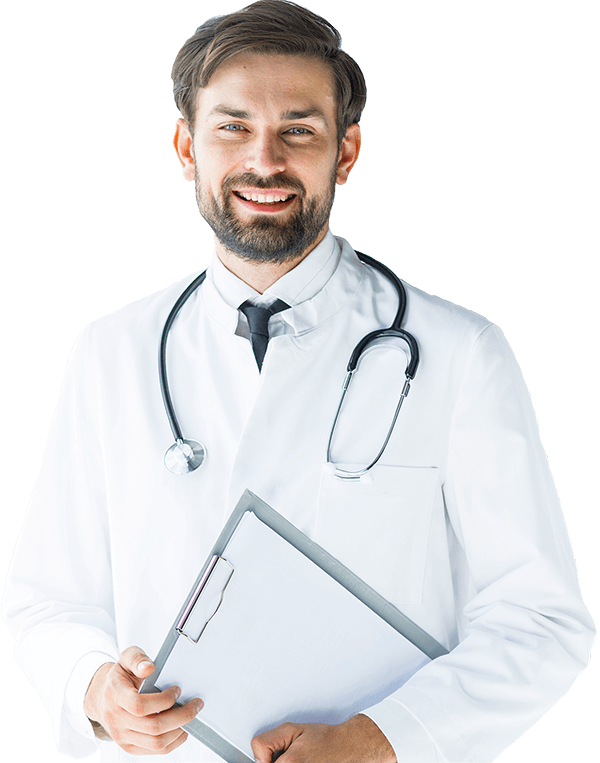 vermittelter Doktor aus dem Ausland